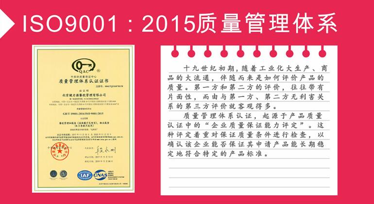 ISO9001:2015質量管理體系